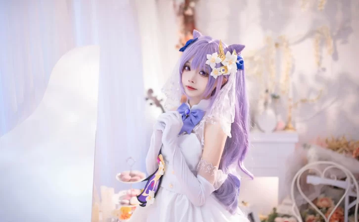 【cosplay】艾西aiwest – 刻晴花嫁 [40P-545MB]