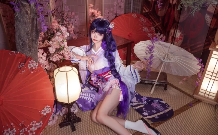 【cosplay】艾西Aiwest – 雷电将军 [30P-754MB]