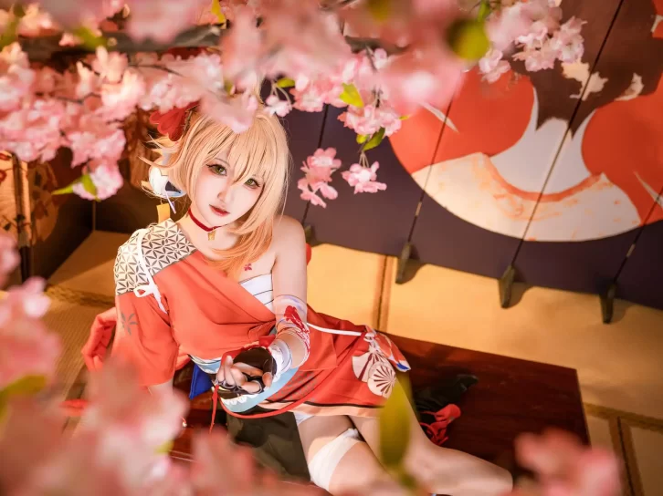 【cosplay】喵喵的喵吖 – 原神宵宫 [15P-125MB]