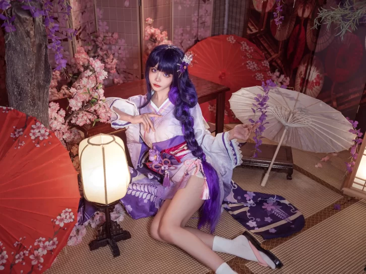 【cosplay】艾西Aiwest – 雷电将军 [30P-754MB]